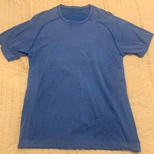 Lululemon Light Blue Metal Vent SS Shirt